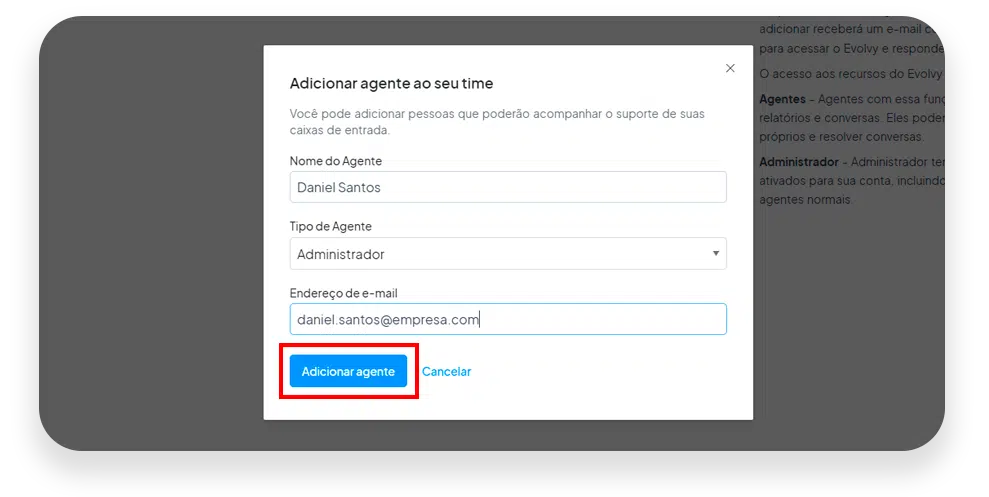 Cadastre seus Usuários nexloo