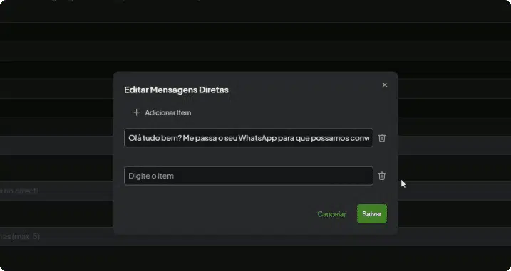 21- resposta no direct