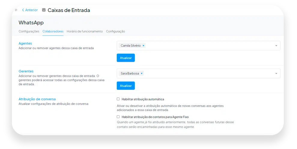 Distribuição de Contatos nexloo