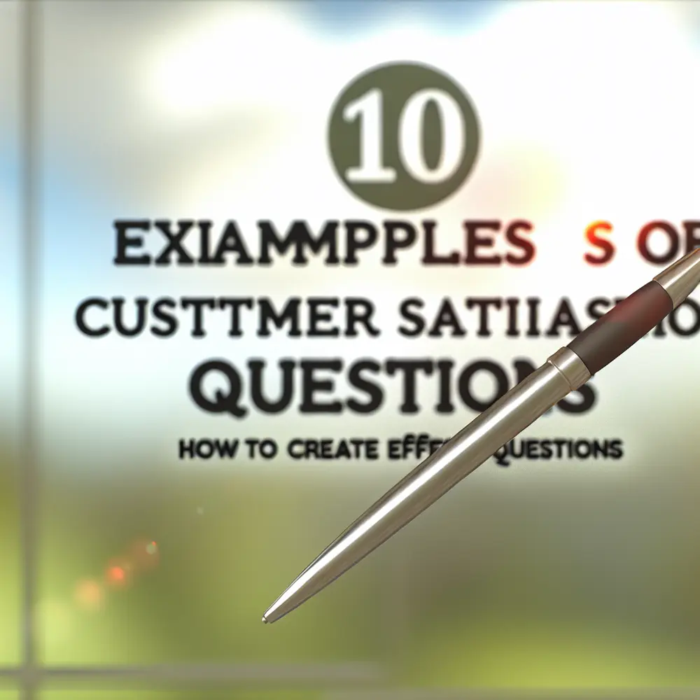 10 Customer Satisfaction Survey Questions: Crafting Effective Inquiries