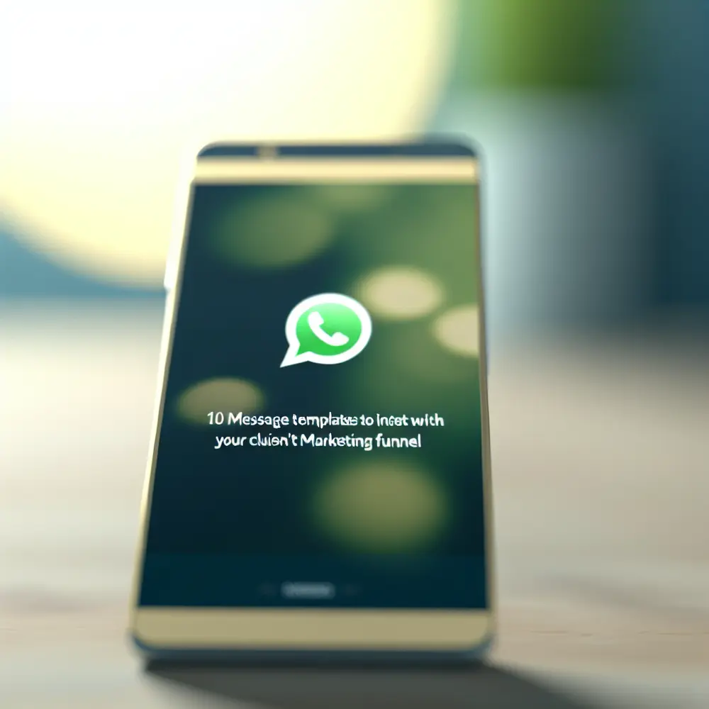 10 Plantillas de Mensajes para Insertar en el Embudo de WhatsApp Marketing de tu Cliente