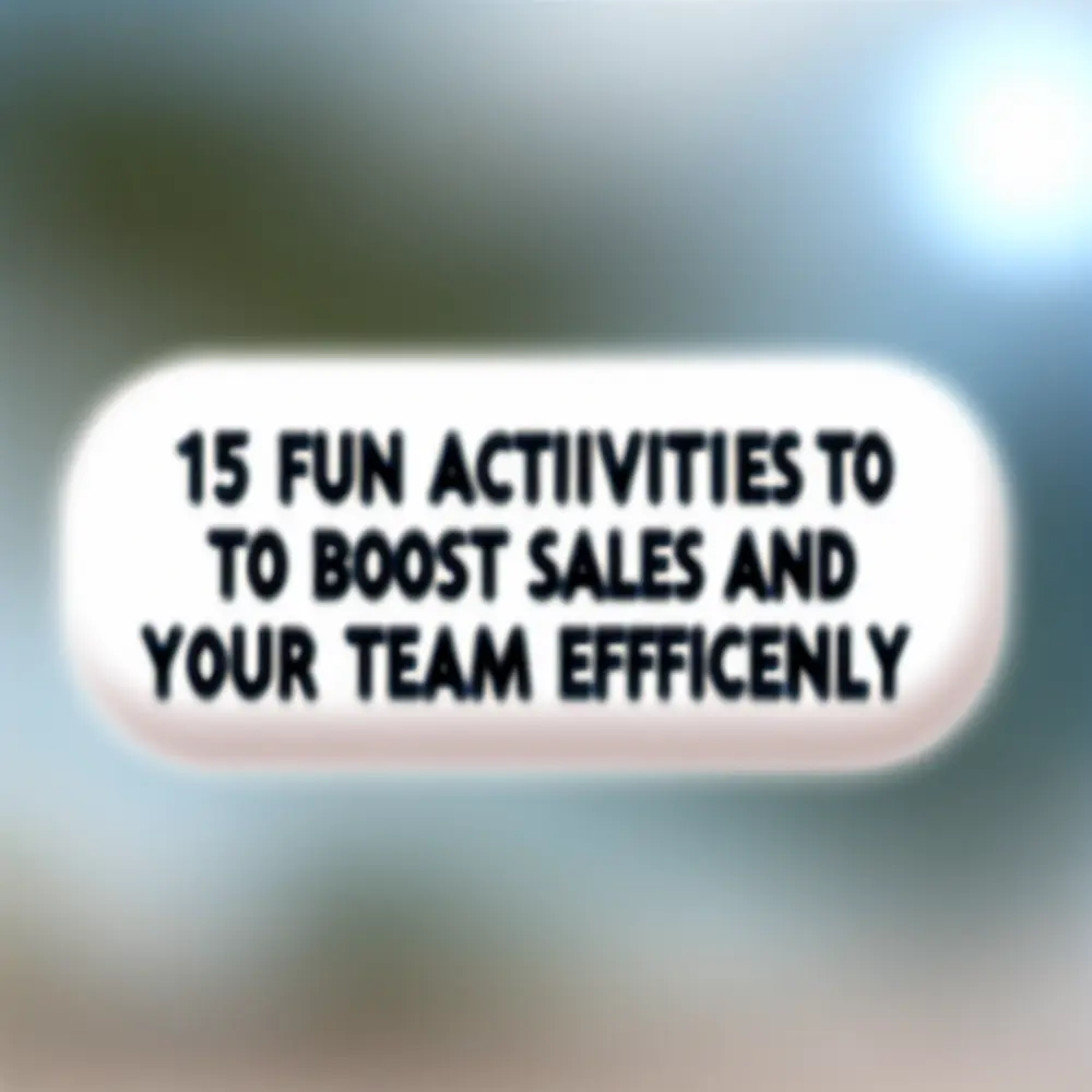 15 Actividades Para Aumentar las Ventas y Motivar a Su Equipo de Forma Eficiente
