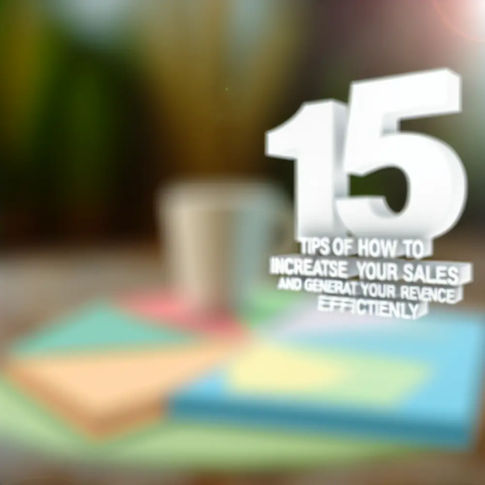 15 Tips to Boost Your Sales and Generate More Revenue Efficiently