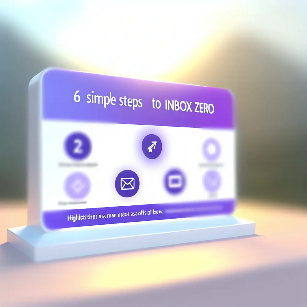 6 Pasos Sencillos para Alcanzar el Inbox Zero