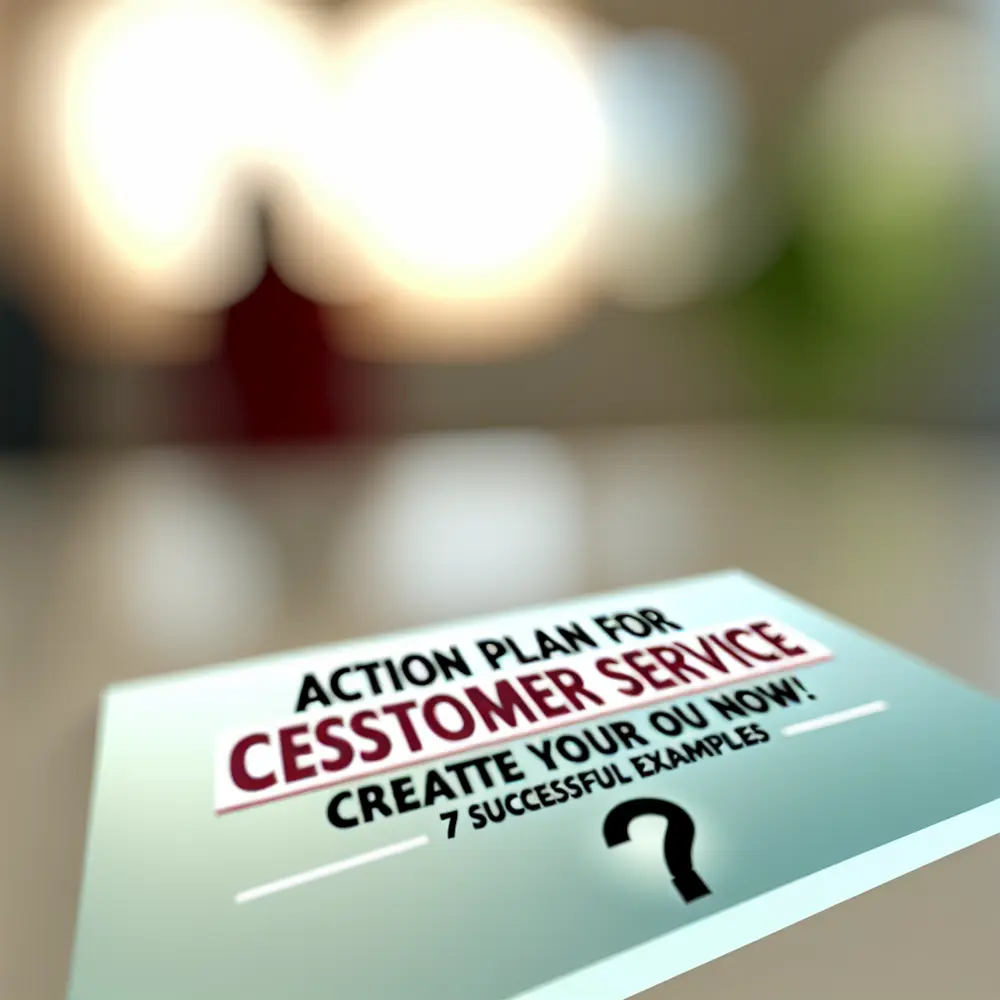 Action Plan for Customer Service: Create Yours Now! 7 Success Examples