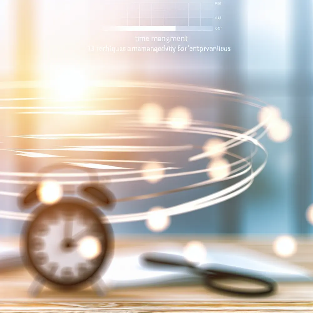 Administración del Tiempo: 13 Técnicas de Gestión y Productividad para Emprendedores