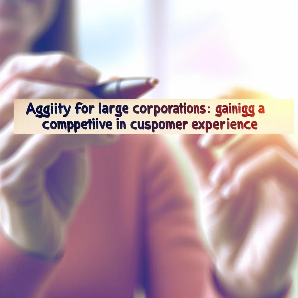 Agility for Large Enterprises: How to Gain a Competitive Advantage in CX