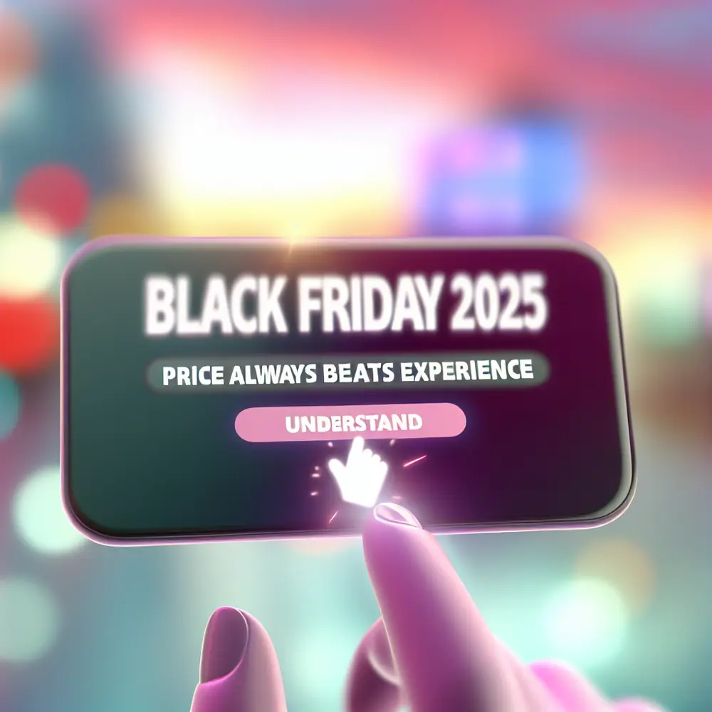 Black Friday 2025: Price Always Beats Experience. Understand