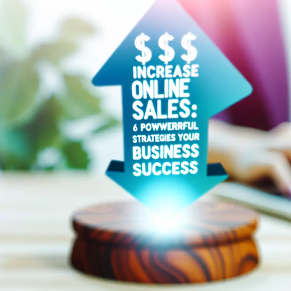 Boosting online sales: 6 powerful strategies for your business success
