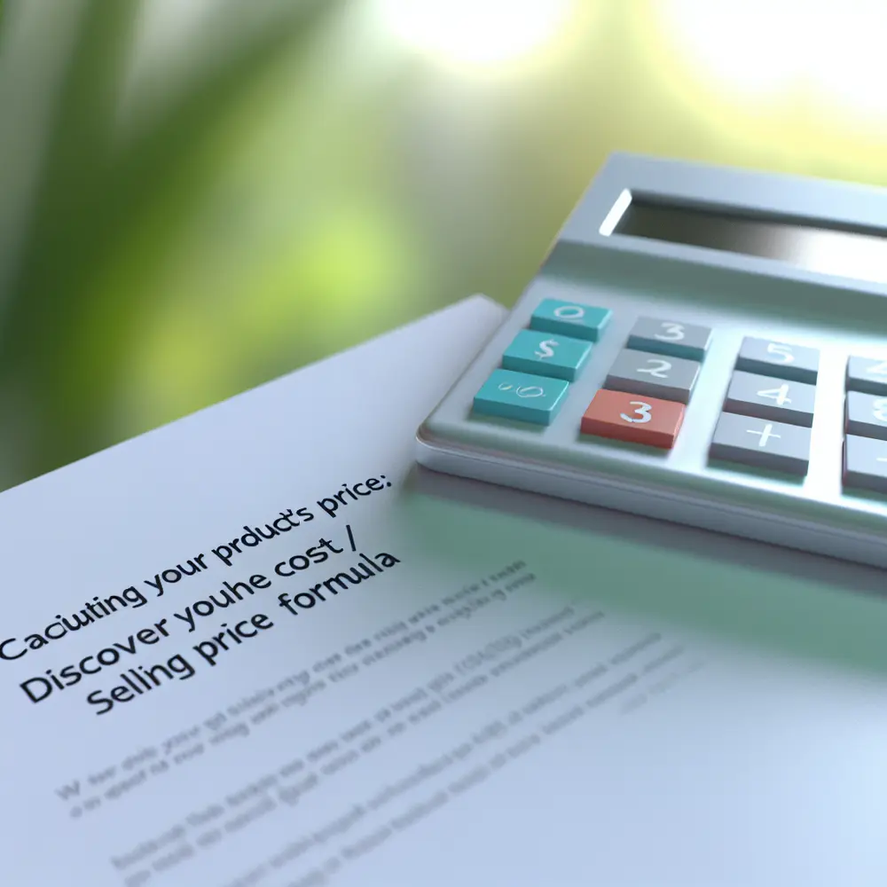 Calculating Your Product Price: Discover the Cost/Selling Price Formula