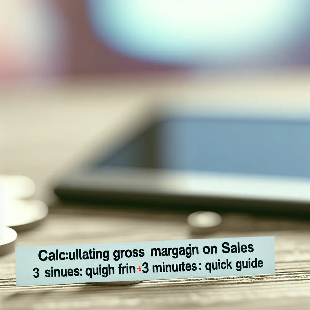 Como Calcular o Margem Bruto sobre Vendas em 3 Minutos: Guia Rápida
