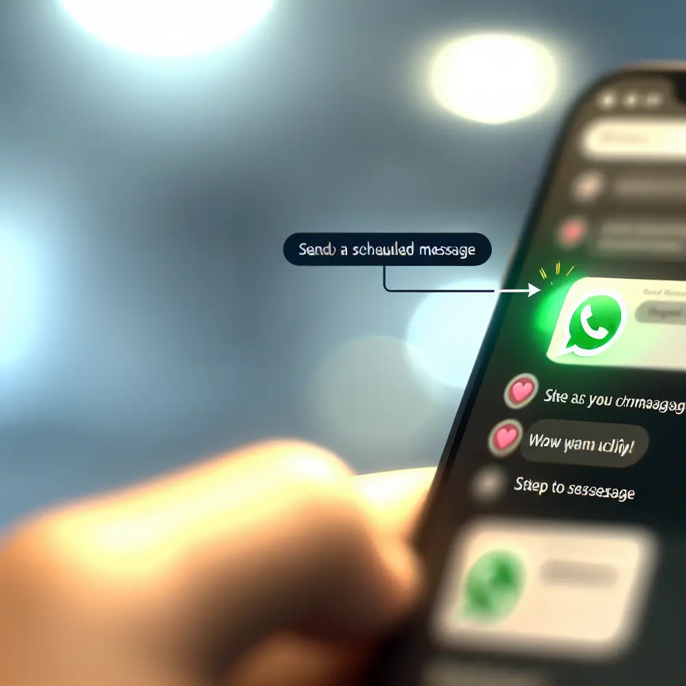 Cómo Enviar un Mensaje Programado en WhatsApp Paso a Paso