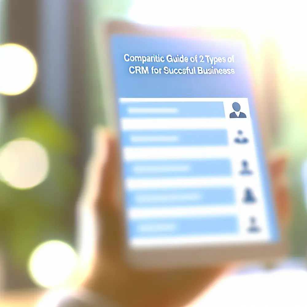Comparative Guide: 12 Types of CRM for Successful Businesses