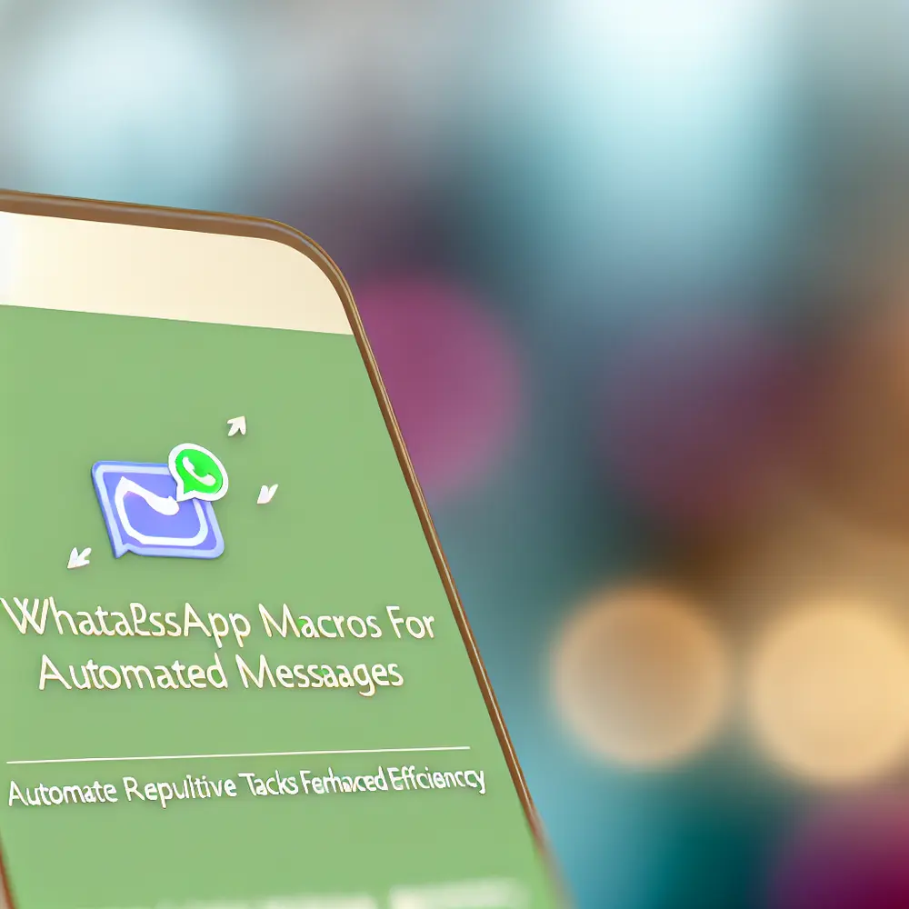 Creating Macros for WhatsApp Messaging: Automate Repetitive Tasks and Gain Efficiency