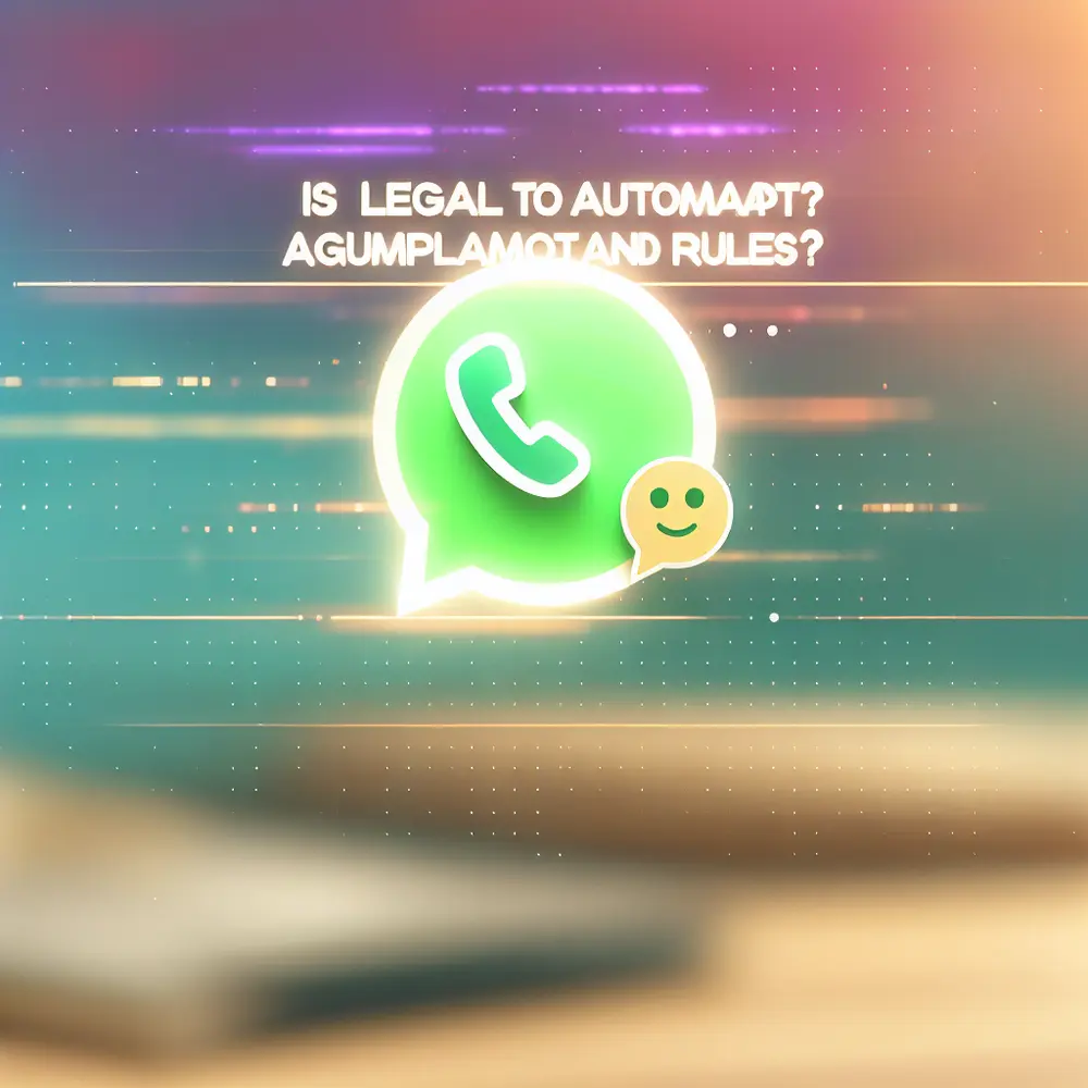 É legal automatizar o WhatsApp? Um guia sobre conformidade e regras