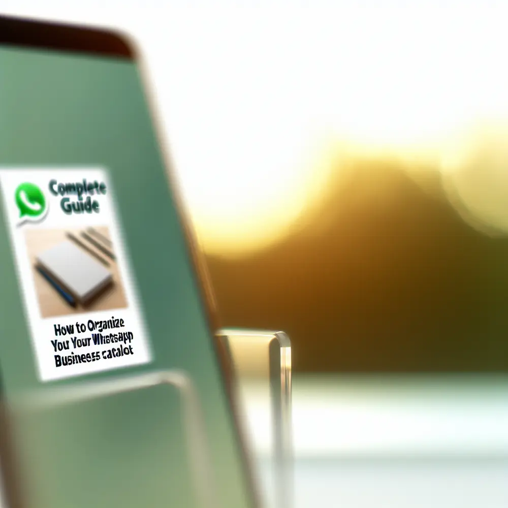 [GUÍA COMPLETA] Cómo organizar el catálogo de WhatsApp Business