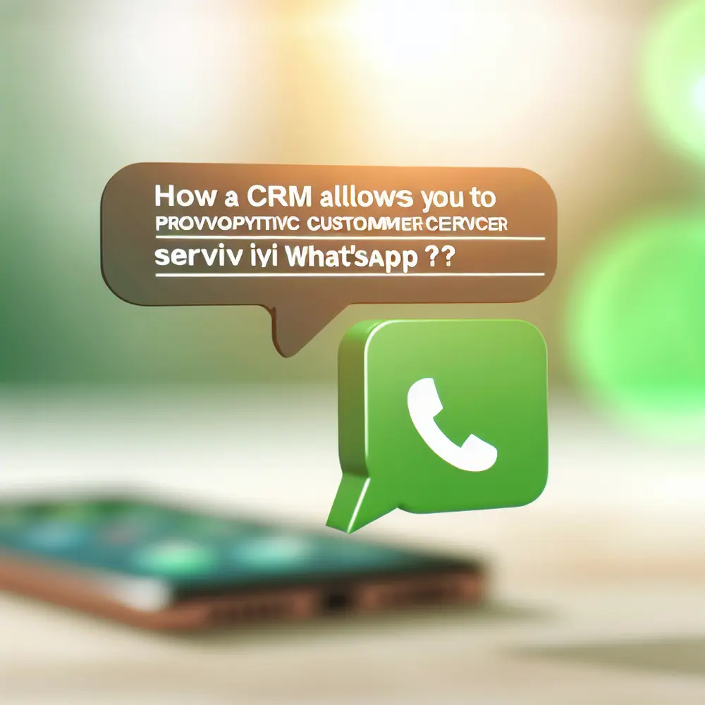How a CRM Enables Proactive Customer Service via WhatsApp