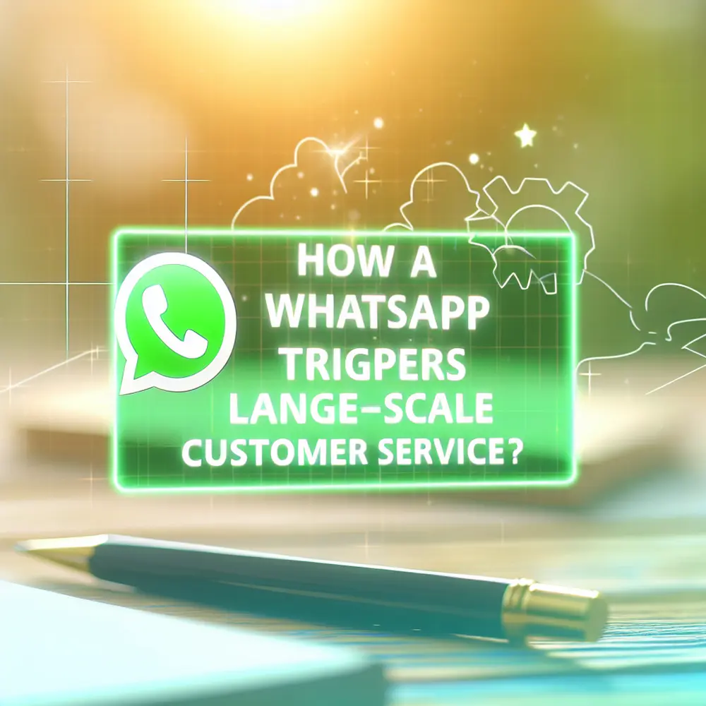How a WhatsApp Trigger Enhances Customer Service at Scale