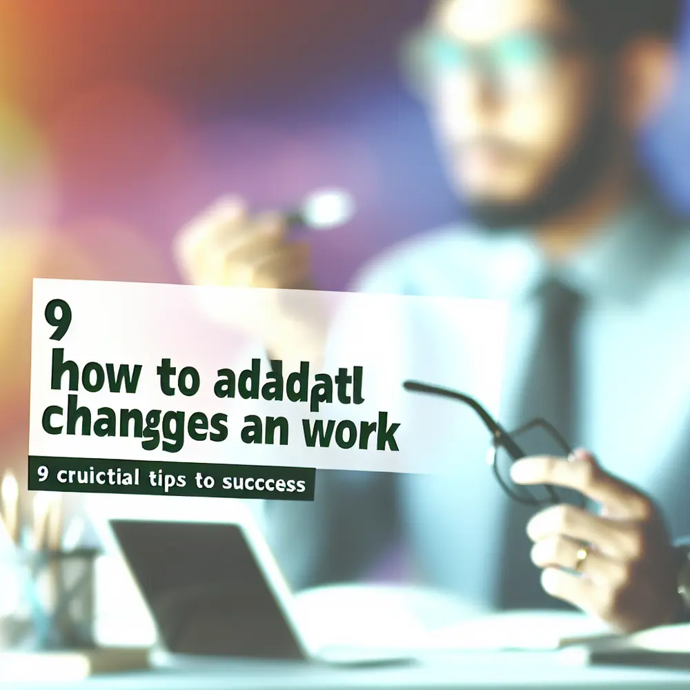 How to Adapt to Changes at Work: 9 Crucial Tips for Success