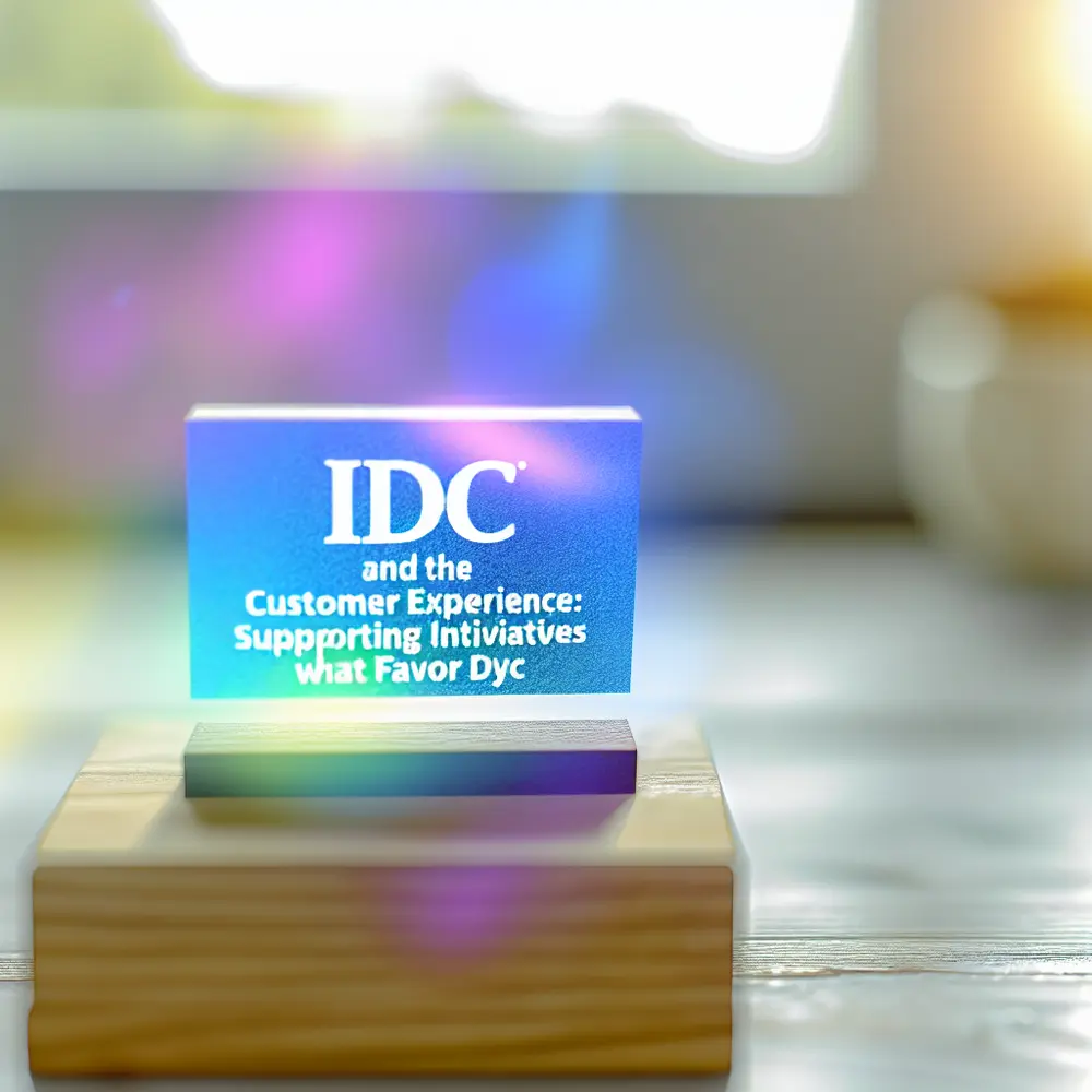 IDC e a Experiência do Cliente: Apoio a Iniciativas que a Favorecem