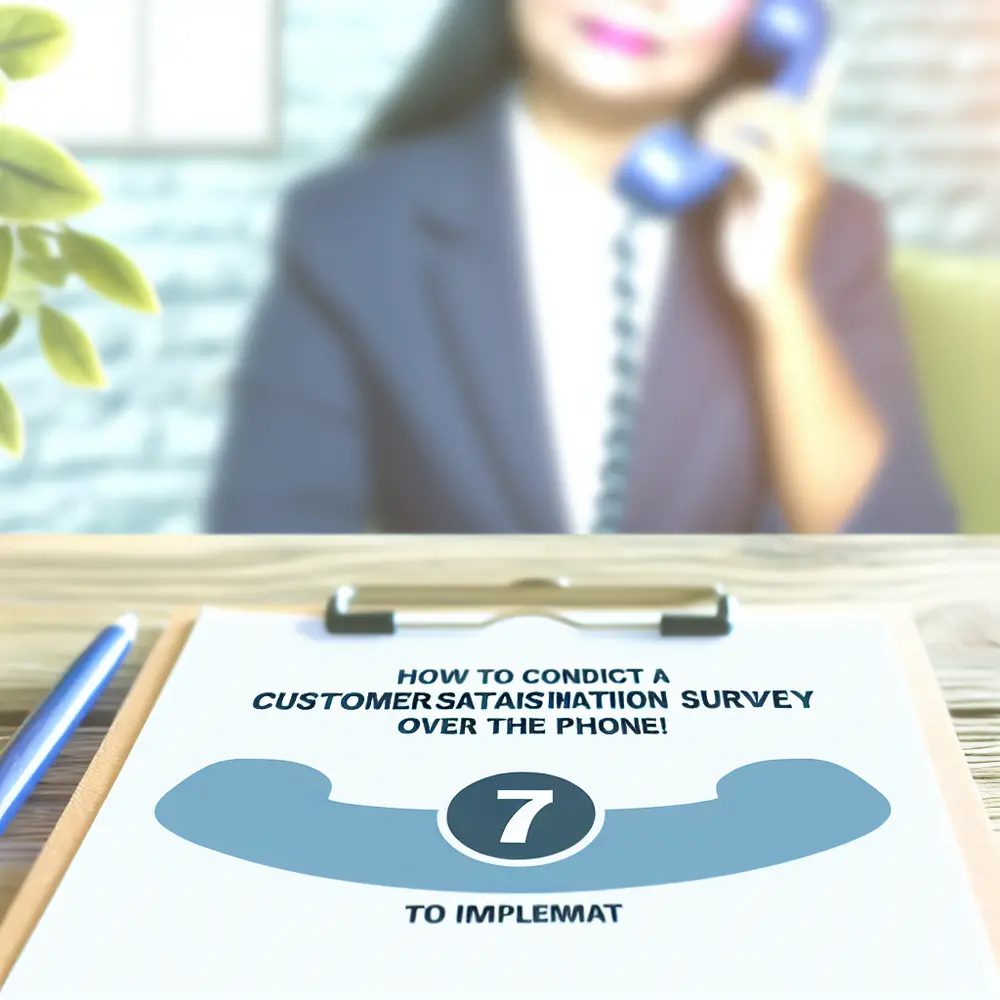 Learn How to Conduct Customer Satisfaction Surveys by Phone! 7 Steps to Implement