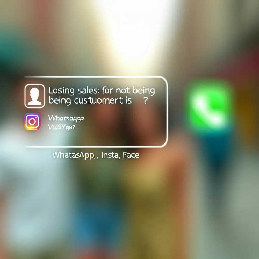 Losing Sales: Not Being Where Your Customer Is (WhatsApp, Instagram, Facebook)