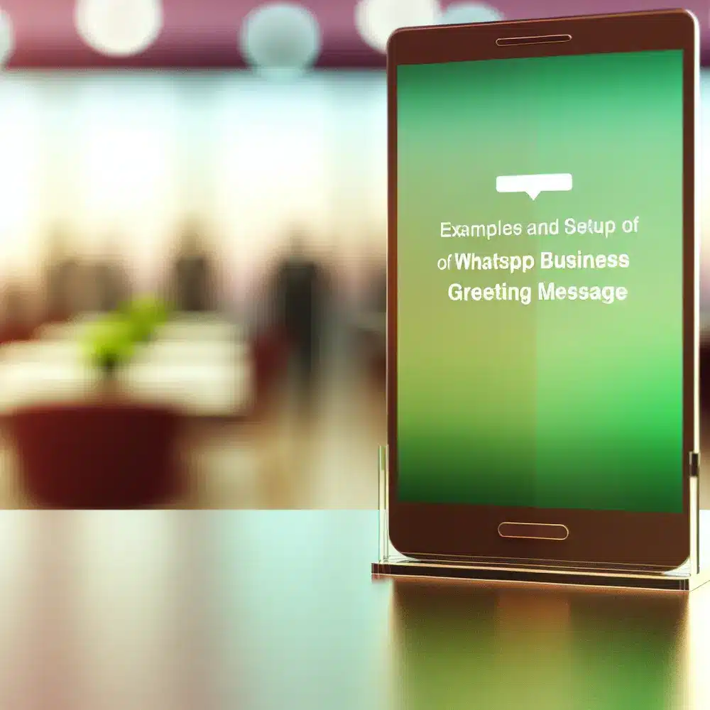 Mensagem de Saudação WhatsApp Business: Exemplos e Configuração