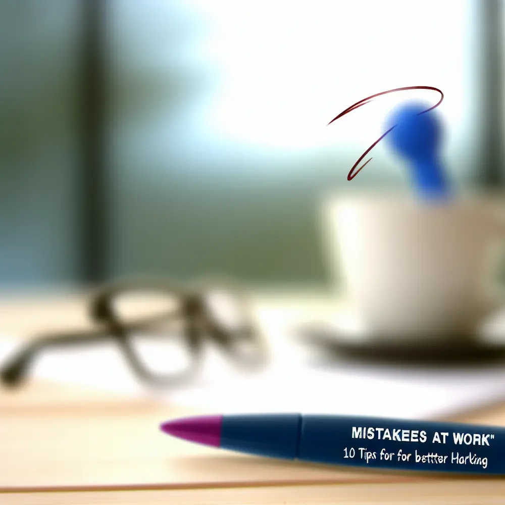 Mistakes at Work: 10 Tips to Handle Better and Evolve