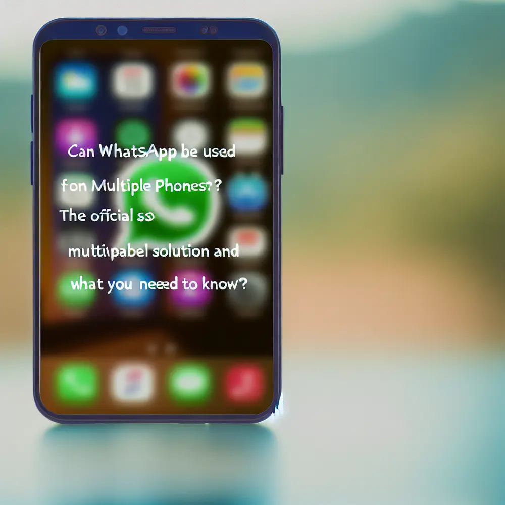 O WhatsApp pode ser usado em múltiplos celulares? A Solução Oficial e o que Você Precisa Saber