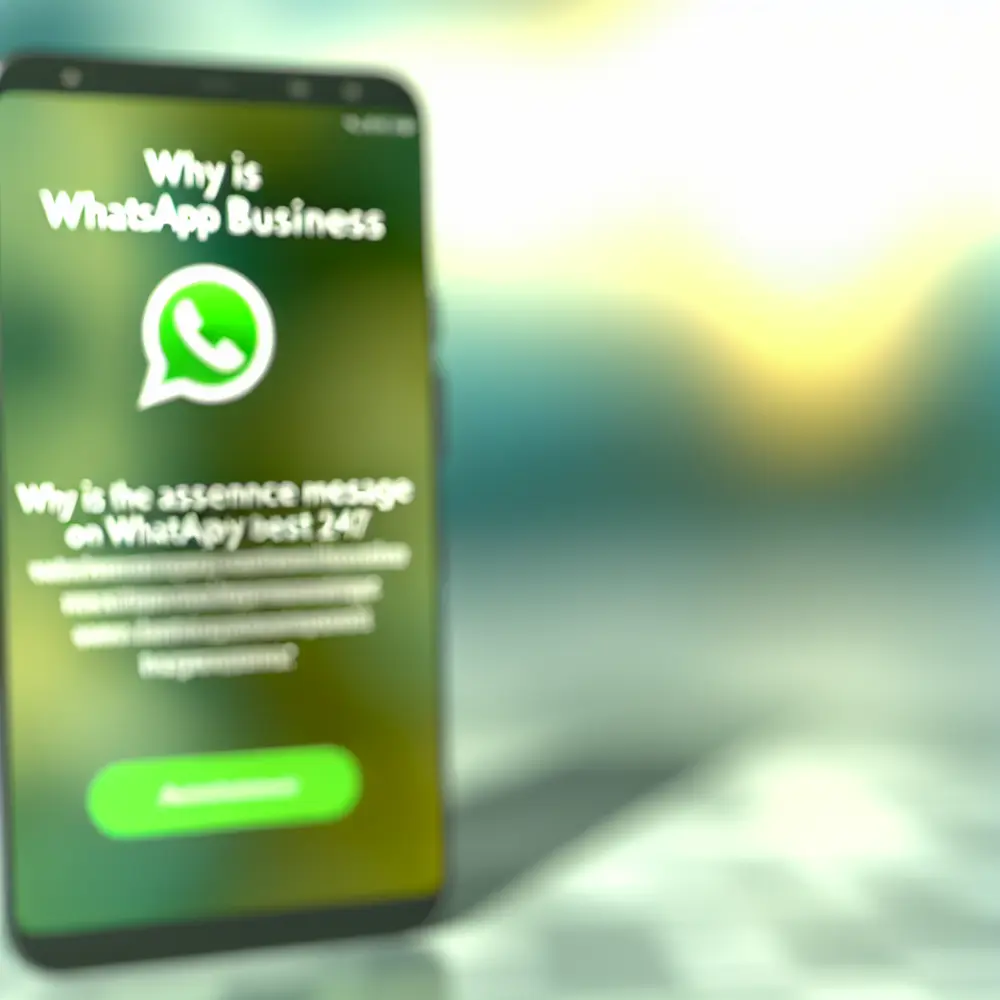 Por Que a Mensagem de Ausência no WhatsApp Business é Seu Melhor Vendedor 24/7?