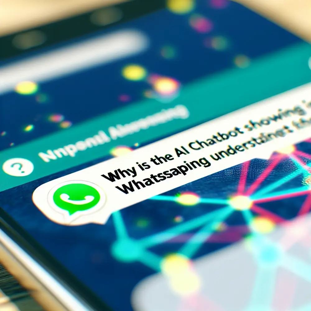Por que o chatbot de IA está aparecendo no WhatsApp? Entendendo o Novo Recurso