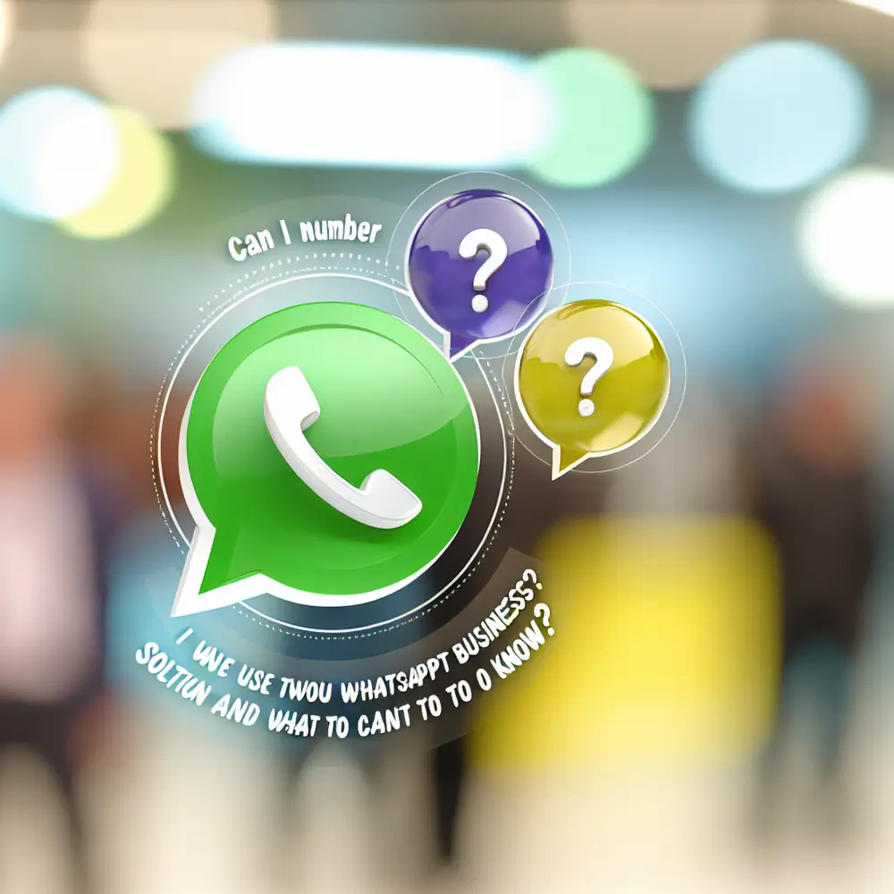 ¿Puedo usar dos números en mi WhatsApp Business? La Solución Oficial y Lo Que Necesitas Saber
