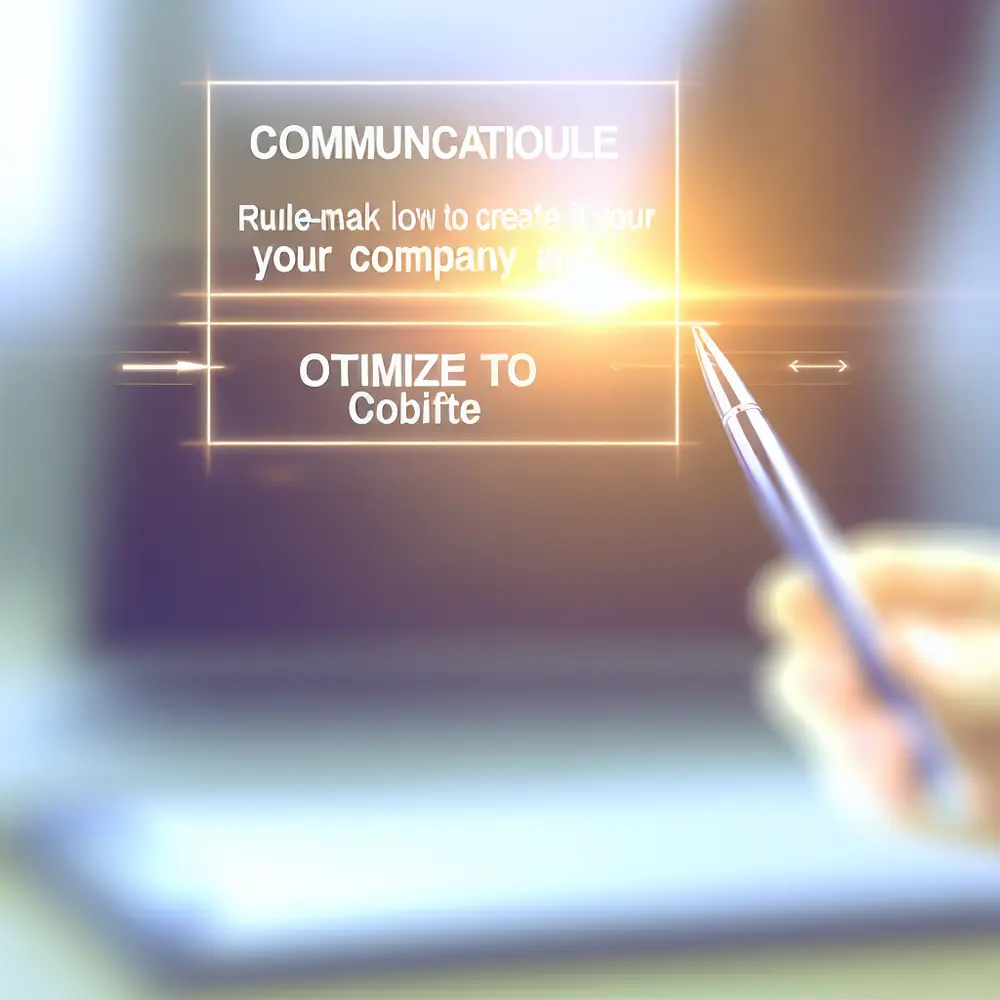 Regla de Comunicación: Cómo Crear para Su Empresa y Optimizar