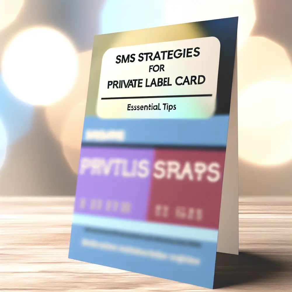 SMS Strategies for Private Label Cards: Essential Tips