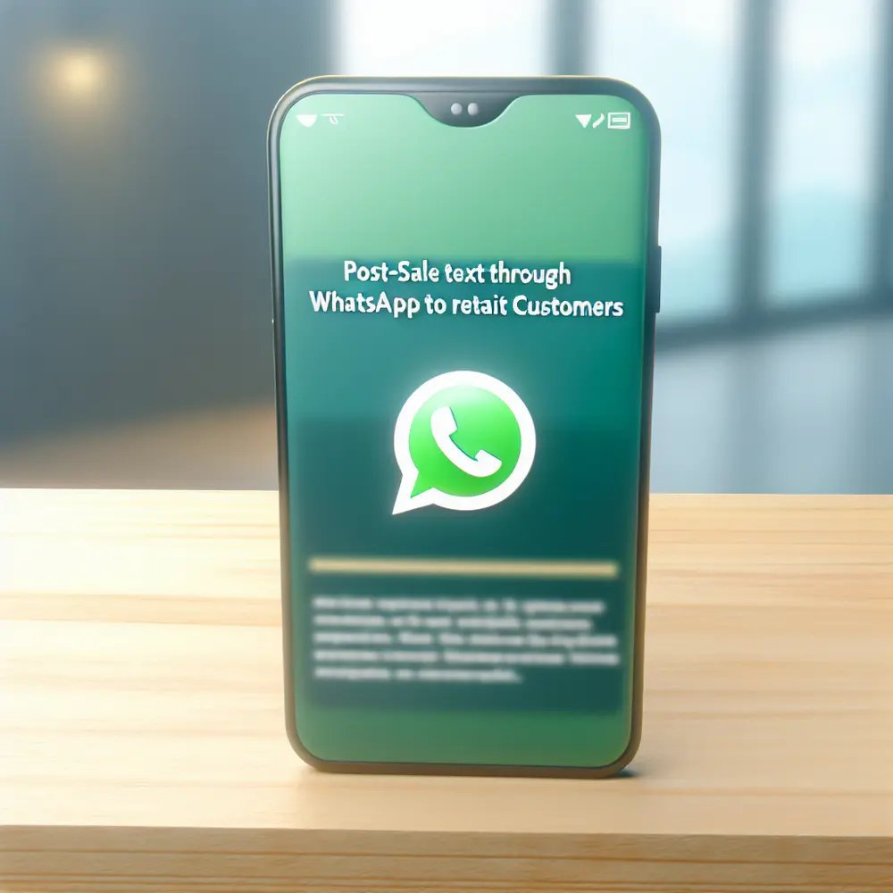 Texto pós-venda via WhatsApp: modelos para fidelizar o cliente