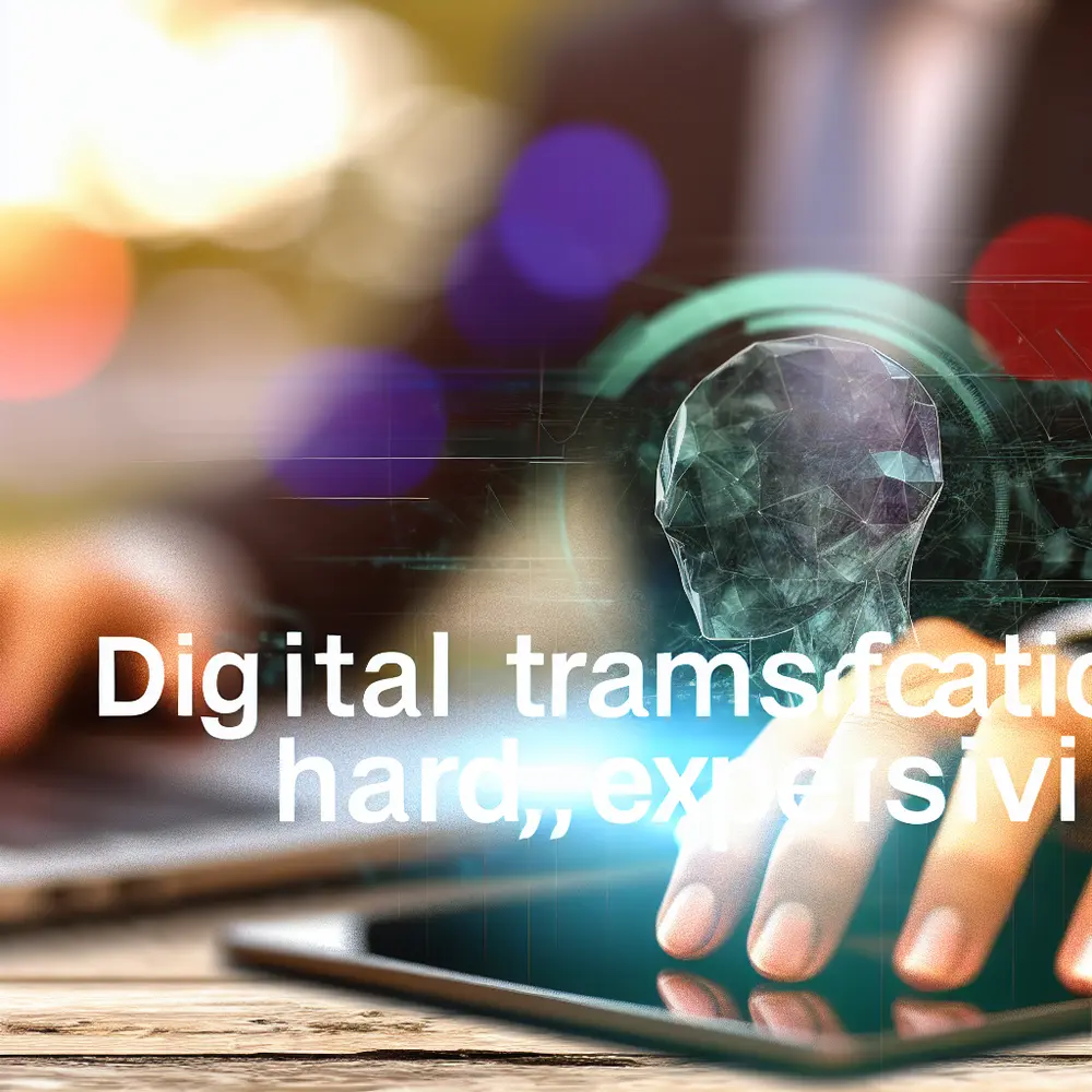 Transformação Digital: Difícil, Cara e Vale a Pena
