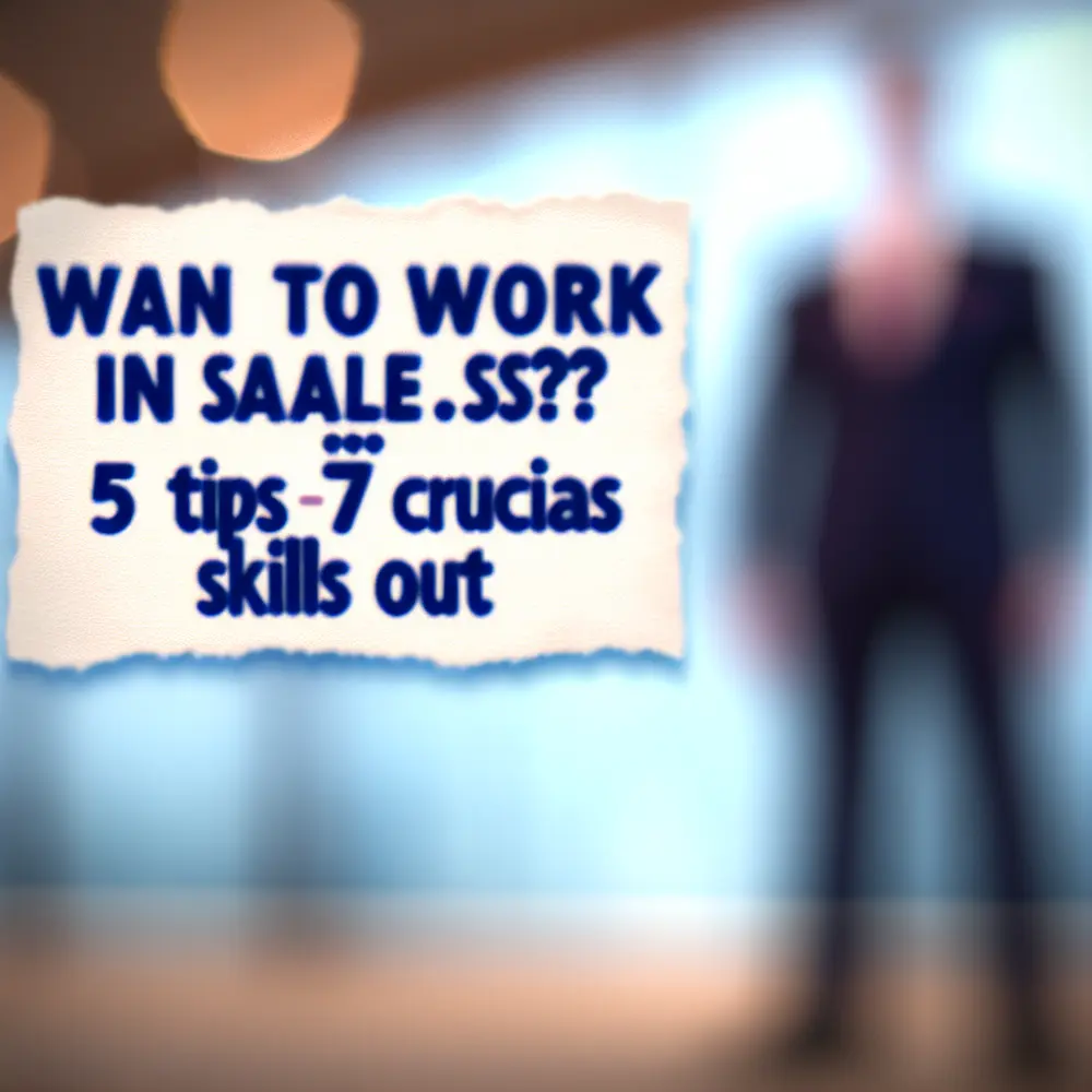 Want to Work in Sales? 5 Tips + 7 Crucial Skills to Stand Out