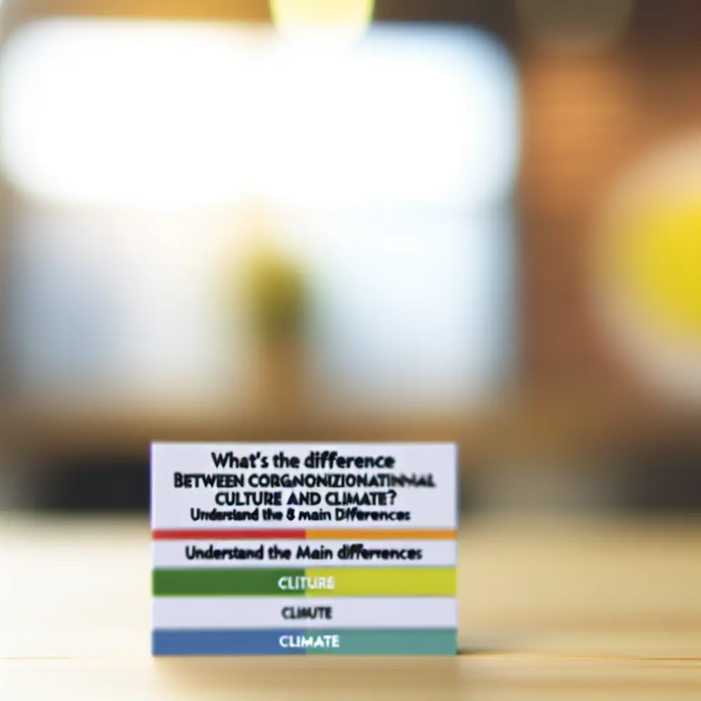 What is the Difference Between Organizational Culture and Climate? Understand the 8 Main Differences